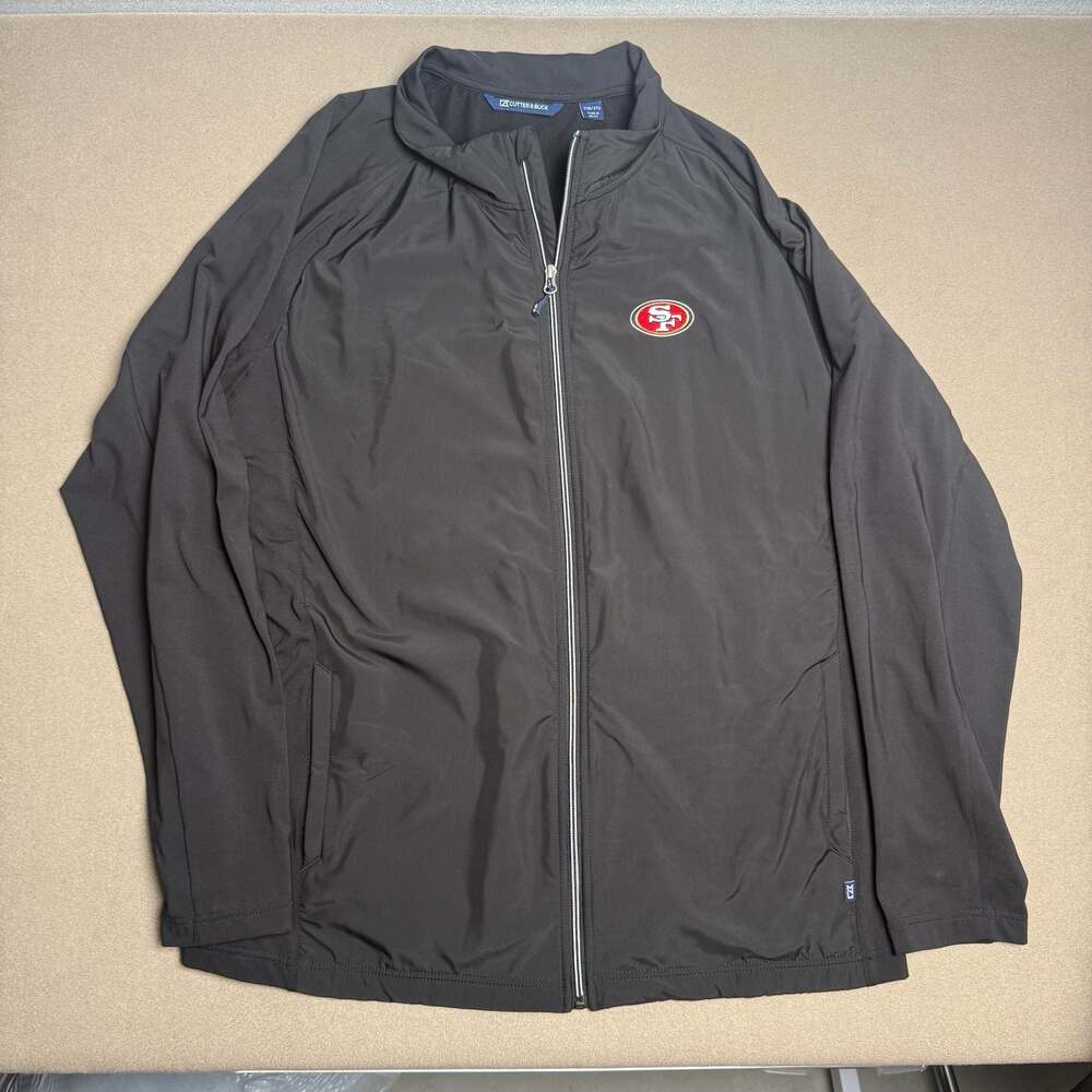 Cutter & Buck San Francisco 49ers Charter Eco Recycled Full-Zip Jacket